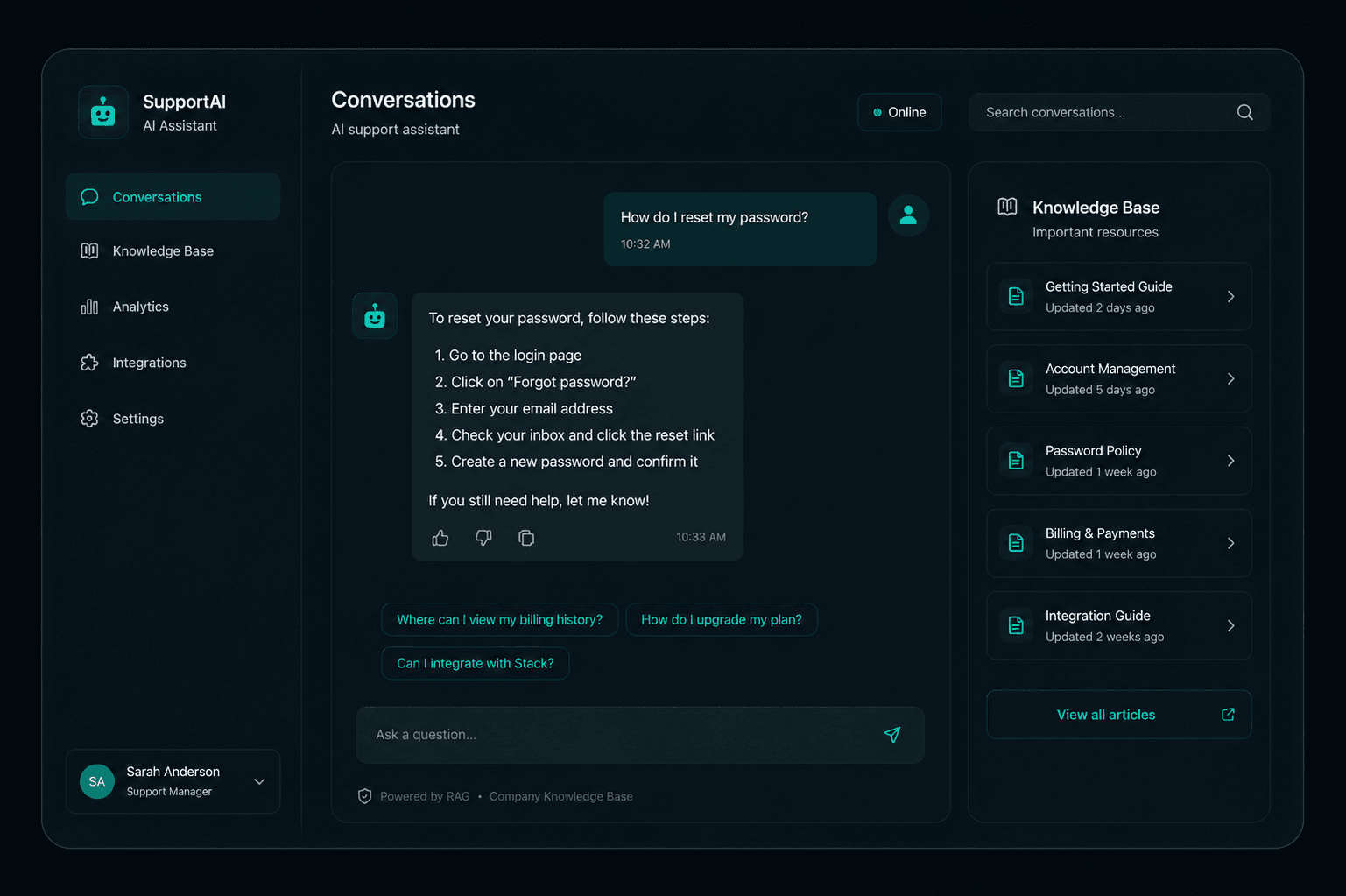 AI Customer Support